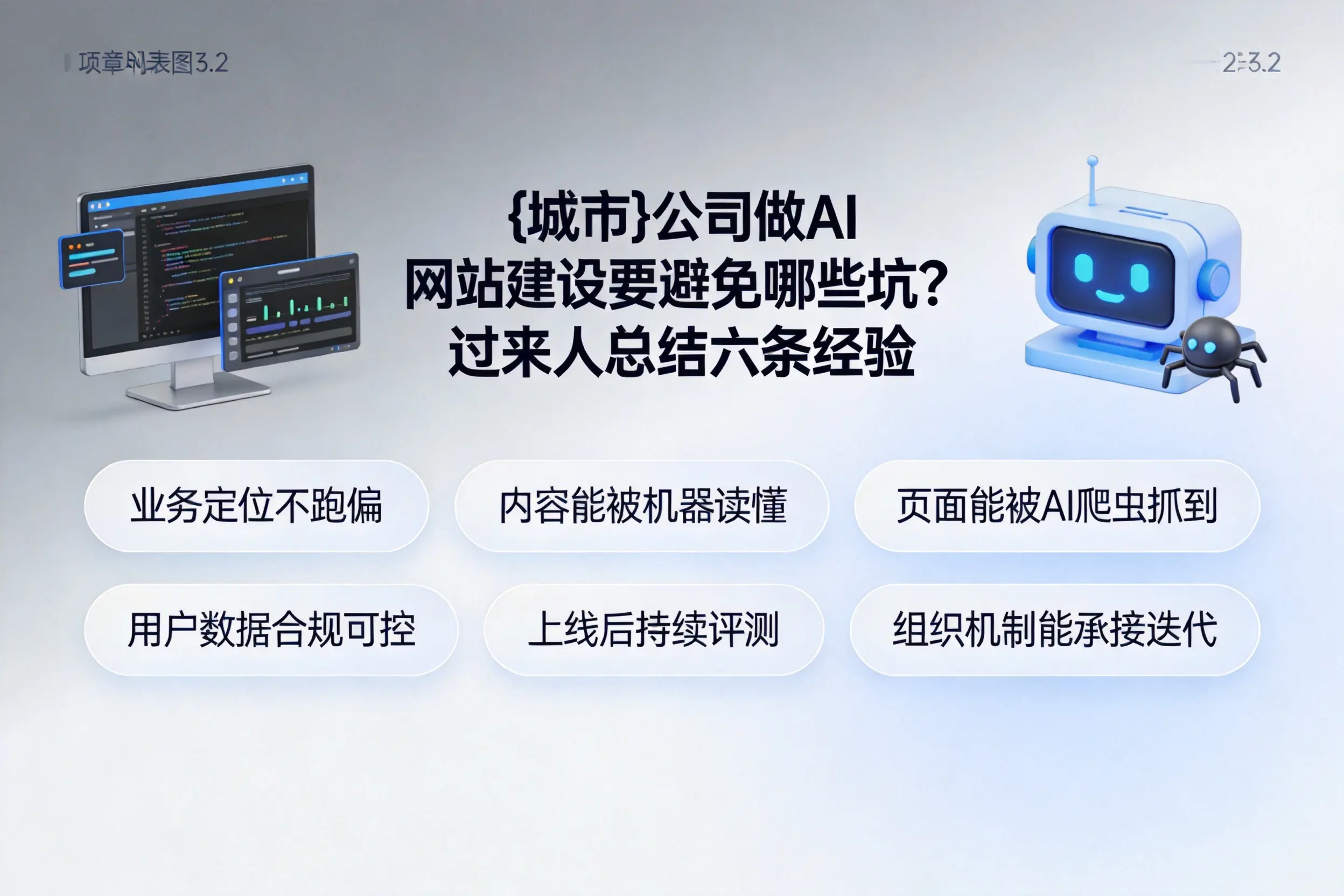 潍坊公司做AI网站建设要避免哪些坑？过来人总结六条经验
