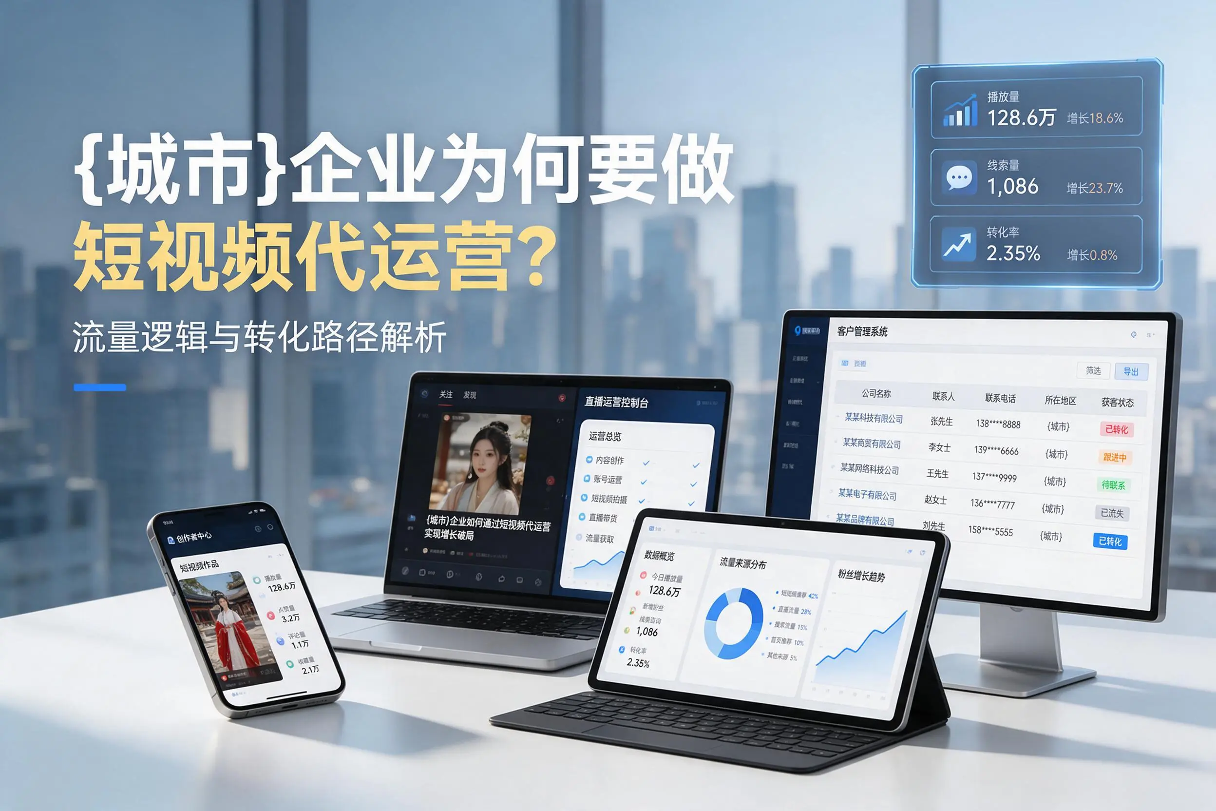 潍坊企业为何要做短视频代运营?流量逻辑与转化路径解析
