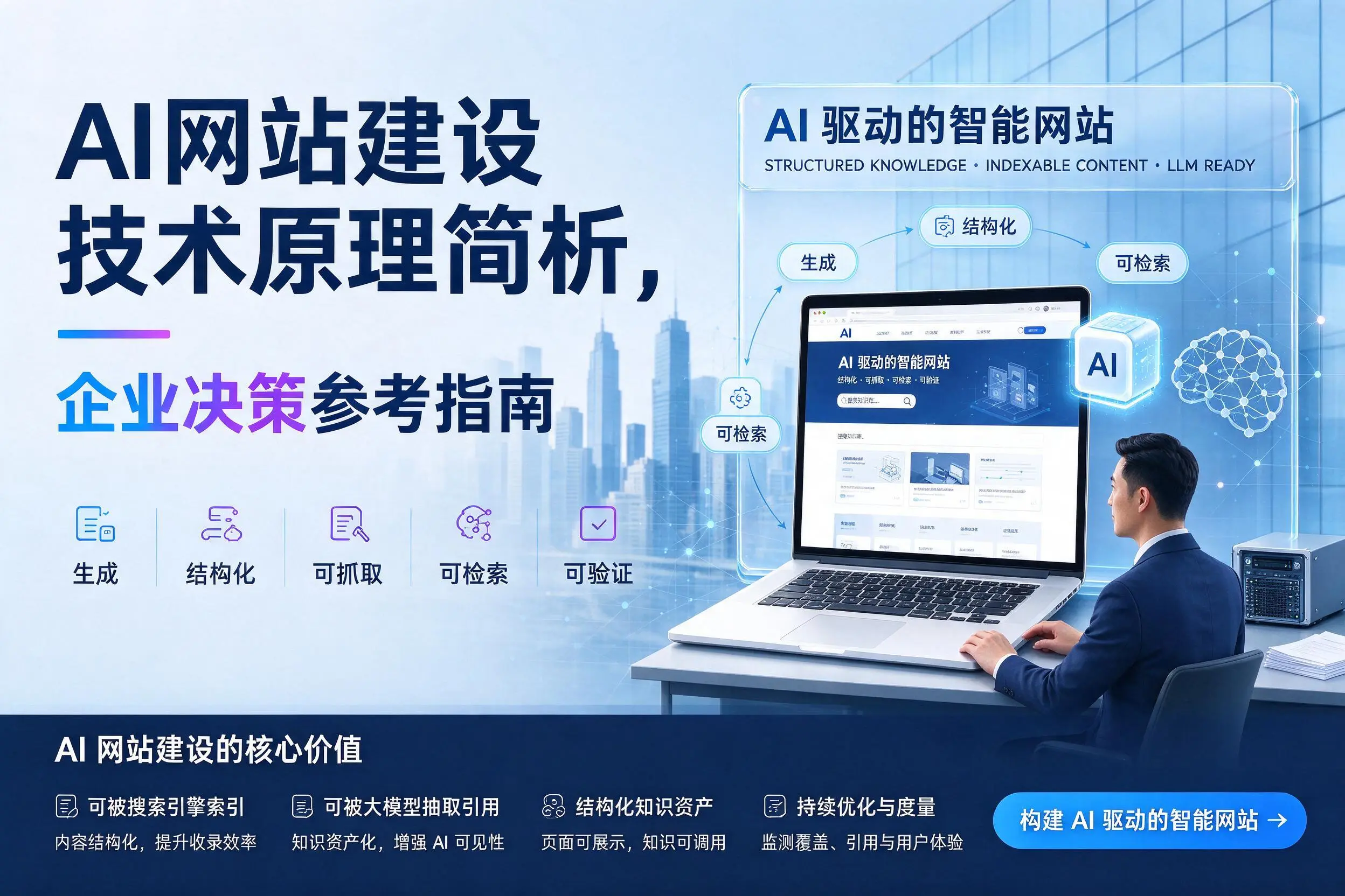AI网站建设技术原理简析,潍坊企业决策参考指南