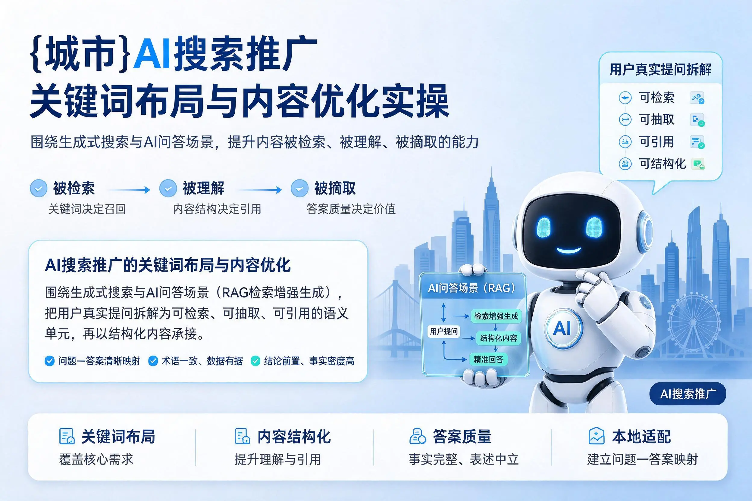 潍坊AI搜索推广关键词布局与内容优化实操